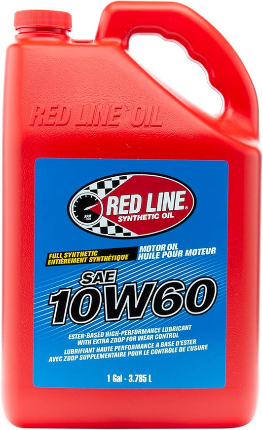 Red Line 11705 SAE 10W60 Fully Synthetic Motor Oil - 1 Gallon