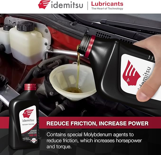 Idemitsu Full Synthetic Racing Rotary 10W-30 Engine Oil - 1QT