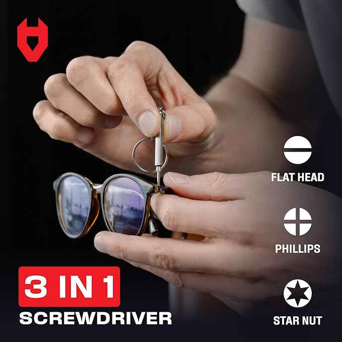 NoCry Telescoping Magnetic Pickup Tool Set for Father's Day Gift — Magnetic Wristband, Extendable Mechanic Mirror, Telescoping Pen, 360° Flexible Flashlight, 3-in-1 Screwdriver — Magnetic Tool Set