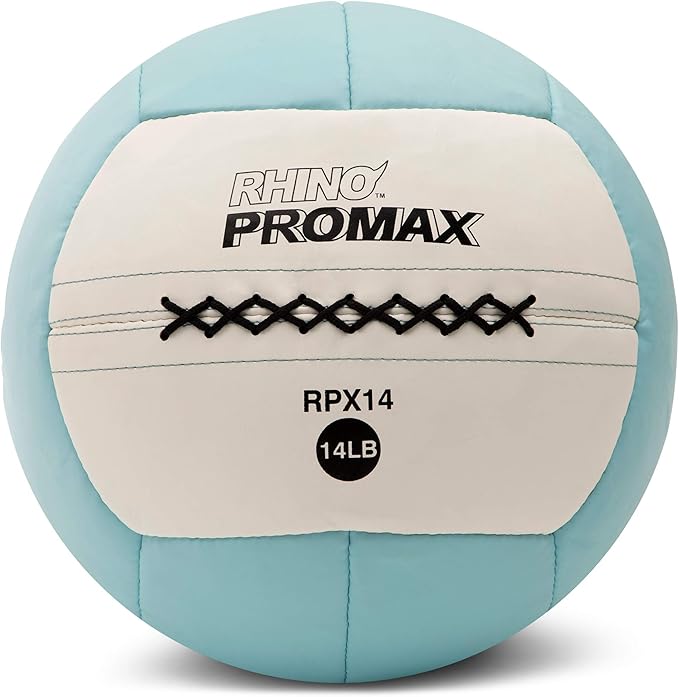 Champion Sports RPX16 Rhino Promax Slam Balls, 16 lb, Soft Shell with Non-Slip Grip, Medicine Wall Exercise Ball for Weightlifting, Plyometrics, Cross Training, & Home Gym Fitness