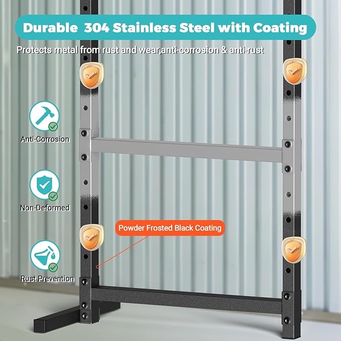 Kryonix 3Pcs Shipping Container Shelving Bracket, Adjustable 3-Tier Hanging Cargo Container Shelves for Spacing Saving, 1300LBS Capacity Heavy Duty Container Shelf Bracket for Workshop Storage
