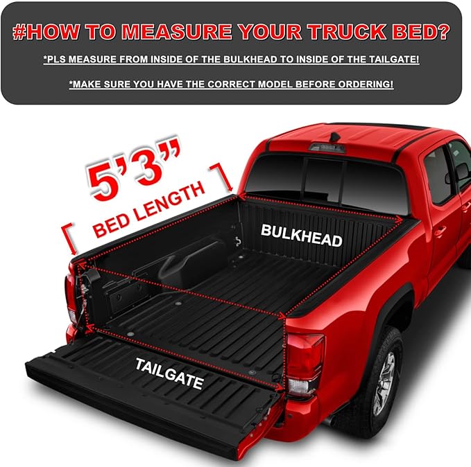 Soft Roll Up 5'3" Truck Tonneau Cover Compatible for 2000 2001 2002 2003 2004 Dodge Dakota Short Pickup Vinyl Bed Cover| Fleetside