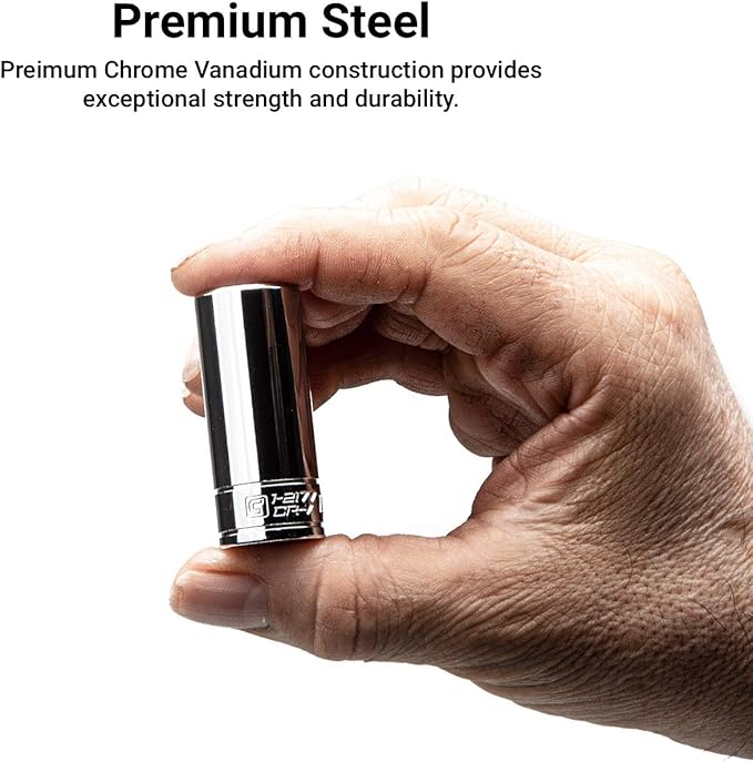 Capri Tools 3/4-Inch Shallow Socket, 3/8-Inch Drive, 6-Point, SAE