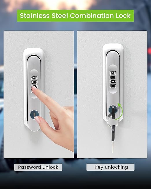 EV Electric Vehicle Car Charger Cover Protector, Double Locks EV Charger Box with Cable Holder and Tool Holder, Large Size, Wall Mount, Indoor/Outdoor, Fit for Tesla & Most EV Chargers