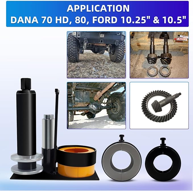 Bestool Carrier & Pinion Bearing Puller for BW78, Dana 30, 40, 44, 60, 70, 80, GM 14, and Ford 8.8'', 9.75'', 10.25" Bearings, Clamshell Carrier Bearing Puller
