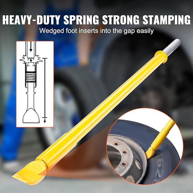 VEVOR Tire Bead Breaker Slide Hammer, 46.3" Length Heavy Duty Steel Tire Bead Breaker, Portable Tire Changing Sliding Impact for Car Truck Trailer Tire Removal