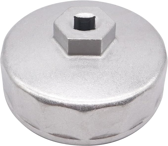 74mm 14 flutes Heavy Duty Oil Filter Wrench, Oil Filter Removal Tool Compatible with Volkswagen, Mercedes Benz, VW, Audi, Porsche, Mazda, Sprinter, Select Mobil1, Bosch and Mahle