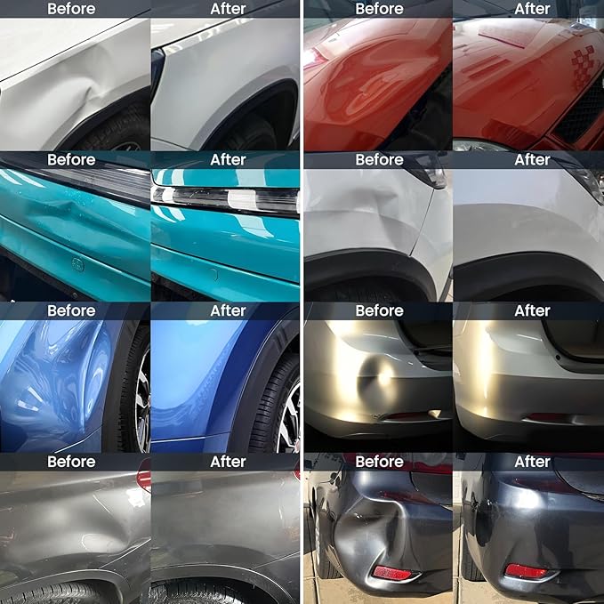 Car Dent Puller Kit, 56PCS Paintless Dent Removal Tools, Car Dent Repair Kit Adjustable Dent Lifter,Bridge Puller, Dent Remover Tool for Car Auto SUV Hail Damage DIY Repair