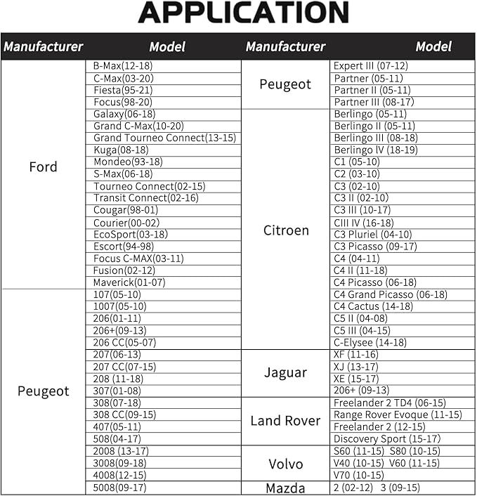DPTOOL Engine Timing Kit Compatible with Ford Mazda Camshaft Flywheel Locking Tools 1.4 1.6 1.8 2.0 Di/TDCi/TDDi ECOBOOST 1.6 Ti-VCT 1.5/1.6 VVT 2.3L 2.5L Cam Holding Tool 303-1097 303-1550 303-1556