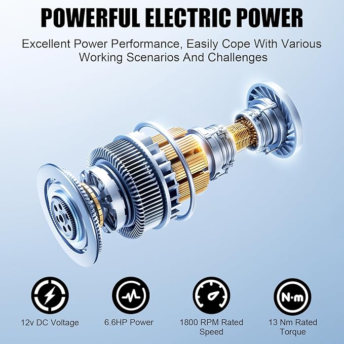 13800lbs Electric Vehicle Winch, Waterproof IP67 80ft Steel Cable Truck Winch with Wireless Handheld Remote, 12V Power Winch for Towing UTV Off Road Vehicle