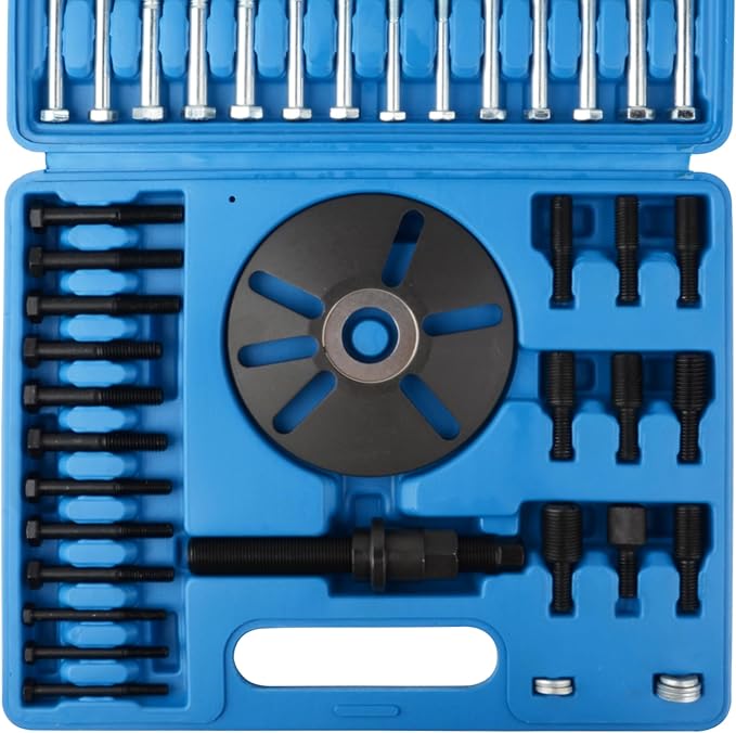 DAYUAN Harmonic Balancer Puller Removal & Installation Tool Kit Flywheel Remover Crankshaft Pulley Removal Steering Wheel Pulling Set