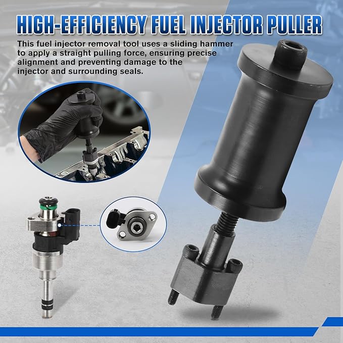 Fuel Injector Puller Removal Tool Compatible with Chevy, Buick, Vauxhall/Opel 1.0L 1.4L 1.5L Gasoline Engines Labor-Saving Injector Puller Tool