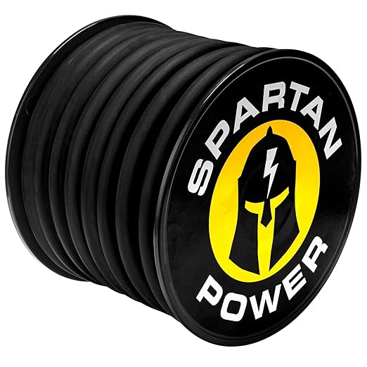 Spartan Power Welding Lead & Car Battery Cable - DIY Bulk Automotive Grade Copper Wire - 600 Volt, 6 AWG, 100 Foot, Black