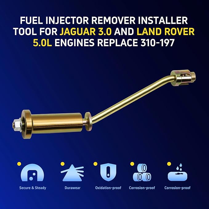 310-197 Fuel Injector Remover Installer Tool Compatible with Jaguar 3.0 and Land Rover 5.0L Engines