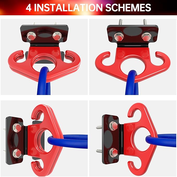 Resistance Band Wall Anchor Set，No Weld Wall Mount for Exercise Bands & Suspension Straps Resistance Band Wall Mount System Compact Strength Training Kit for Home Gym Workouts & Physical Therapy