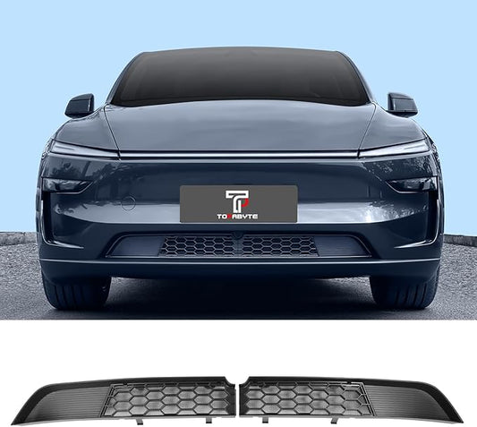 Grill Mesh Insert for Tesla Model Y Juniper 2025 2026 Car Lower Bumper Segmented Net, Front Air Inlet Vent Grille Grid Cover for New Model Y Juniper Launch Series Accessories