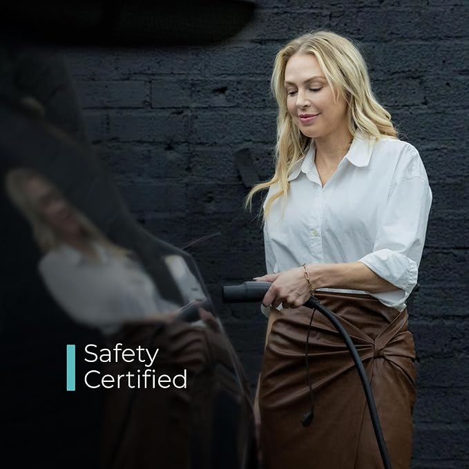 Lectron Level 1 Tesla Charger (WiFi) - 110V, 15A, NEMA 5-15 Plug, 16 ft Cord - Portable Electric Car Charger for Tesla & NACS Evs