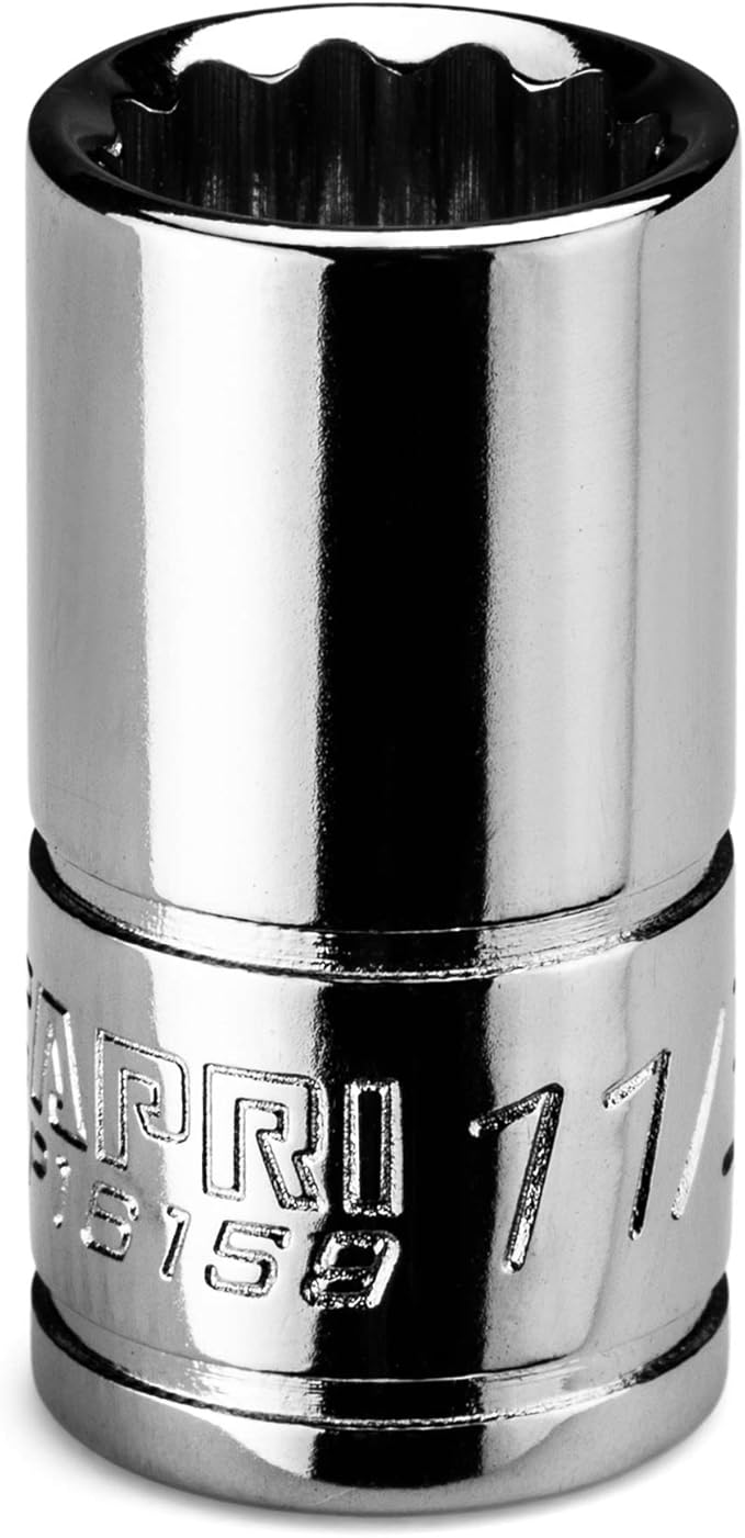 Capri Tools 11/32 in. Shallow Socket, 1/4 in. Drive, 12-point, SAE