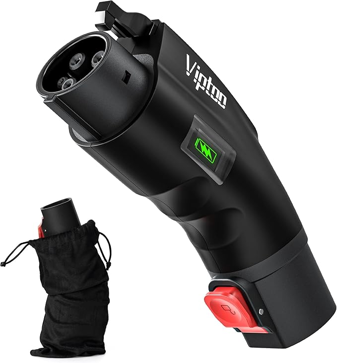Adapter for Tesla to J1772 Adapter, Compact with Light Indicator, Compatible with Tesla Wall/Mobile/Destination Chargers, Converts Tesla to J1772 for Non-Tesla EVs (for J1772 EVs Only)