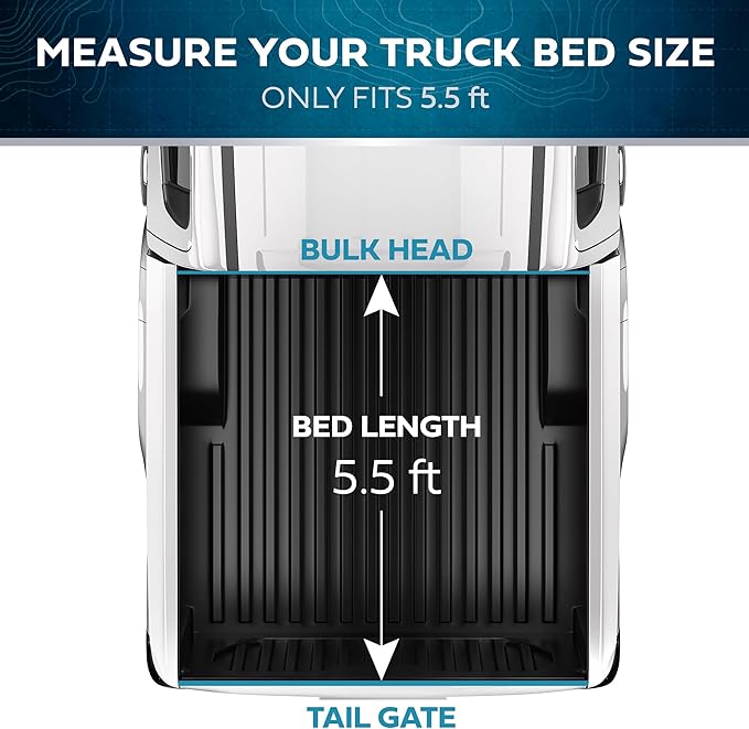 American Flag Truck Tonneau Cover for Ford F-150 2015-2025 for 5.5 ft Bed Length, All-Weather Truck Bed Cover for Truck Black/Gray Flag Print Custom Tonneau for F-150 and F-150 Lightning