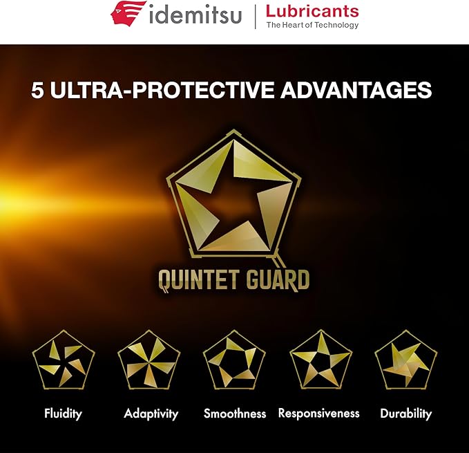 Idemitsu IFG 5 0W-16 Motor Oil Full Synthetic - 1 Quart | SP/GF-6A Certified Engine Oil for TGDI & PFI Engines | Engineered for Superior Efficiency and Protection