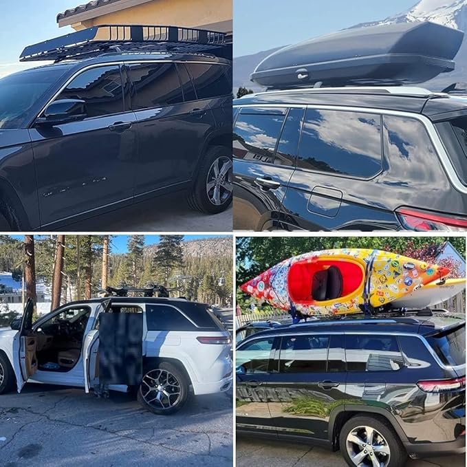 Aluminium Loading 220lbs for 2024 2025 Chevrolet Chevy Blazer EV Roof Rack Cross Bars Rail Cargo Luggage Carrier Accessories