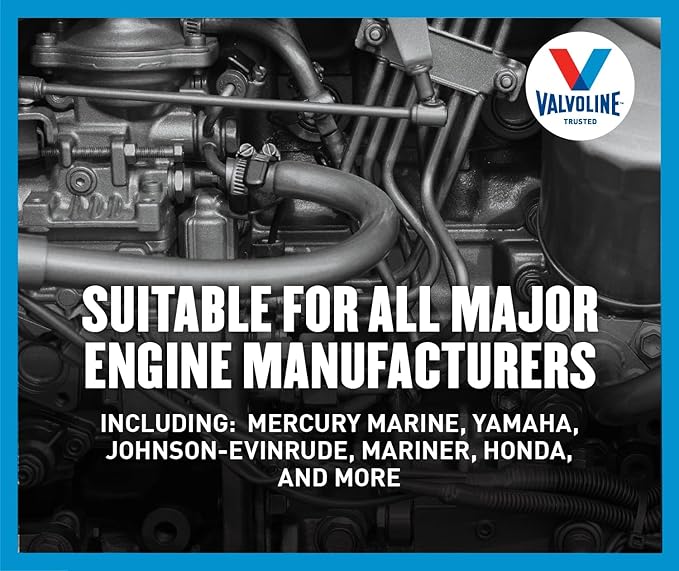 Valvoline 4-Stroke Marine Full Synthetic Engine Oil 1 Gallon