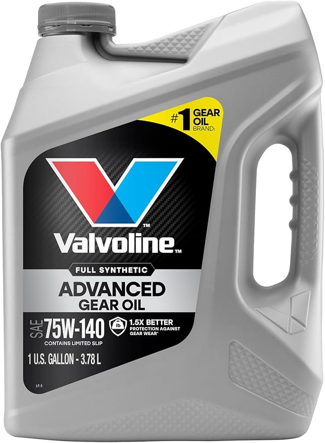 Valvoline SynPower SAE 75W-140 Full Synthetic Gear Oil 1 GA, Case of 3