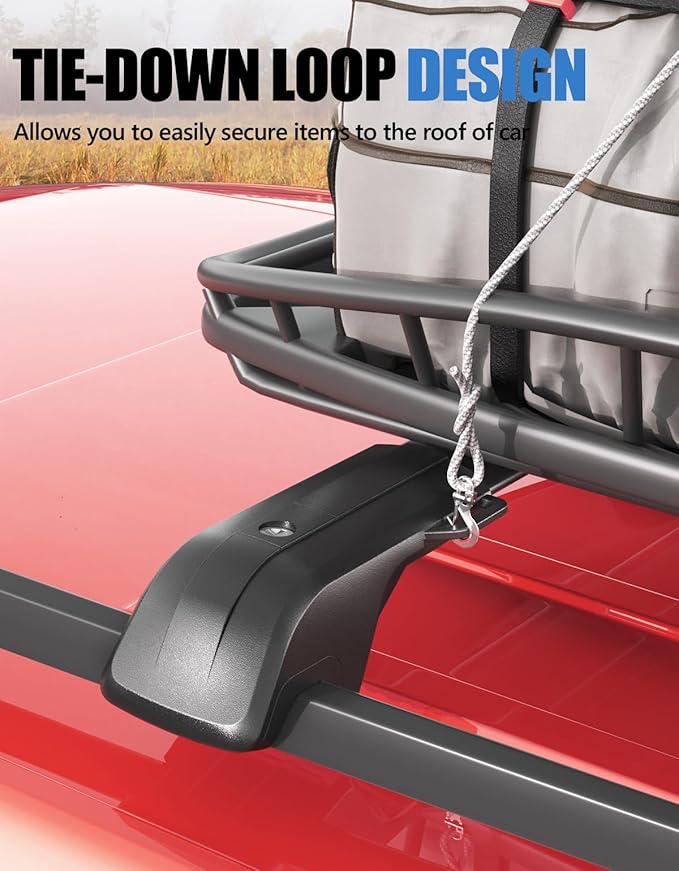 Heavy Duty 330lb Lockable Roof Rack Cross Bars Compatible with Toyota 4Runner 2010-2024 (with Factory Side Rails), Aluminum Roof Rails Crossbars Black Rooftop Cargo Luggage