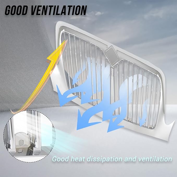 Chrome Grill Grille Compatible With 2001-2016 International Durastar 4300