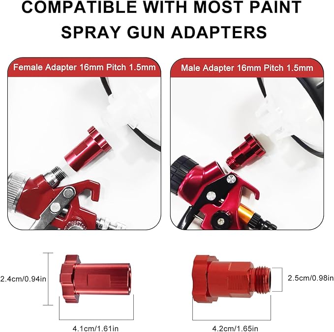 Disposable Paint Cups for Automotive Paint Gun, HVLP Paint Spray Gun Mixing Cups 20 Ounce (600ml) Kit with 15 Cups and Lids System, 1 Hard Cup with Retainer Ring, 2 Adapter, Paint Stirrer