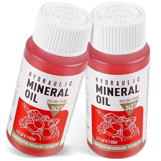 High Performance Mineral Oil Brake Fluid 120ml for Shimano, Tektro and TRP Hydraulic Disc Brakes
