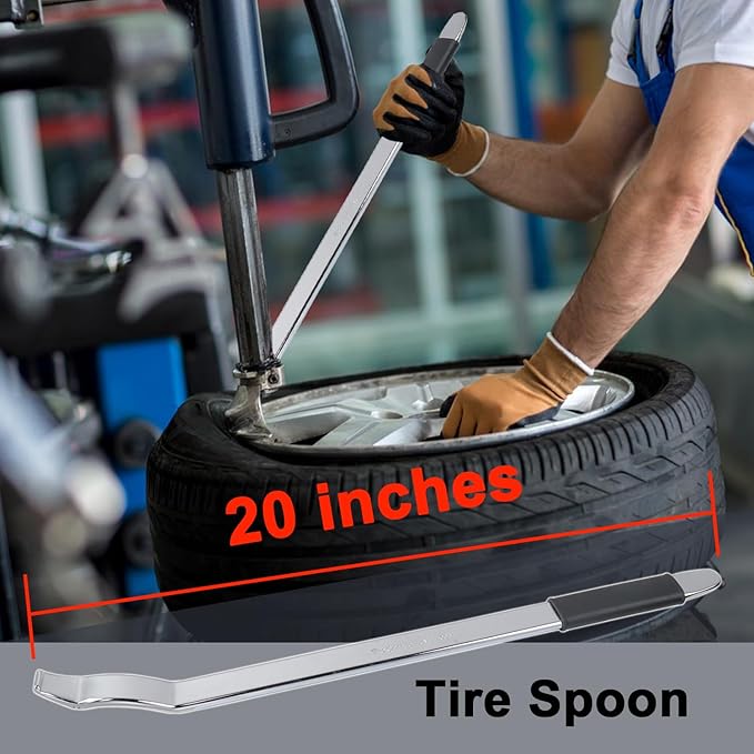 Bead Lifting Tool Tire Spoon for Car Tires, Tire Mounting and Demounting Tool for Coats Tire Changer Machine Tire Iron Spoon