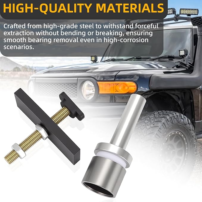 motoparty CV Axle Bearing Puller Tool Kit for Toyota 8" Front Differential for Tacoma/4Runner/FJ Cruiser 2003-2018 Replace #18195