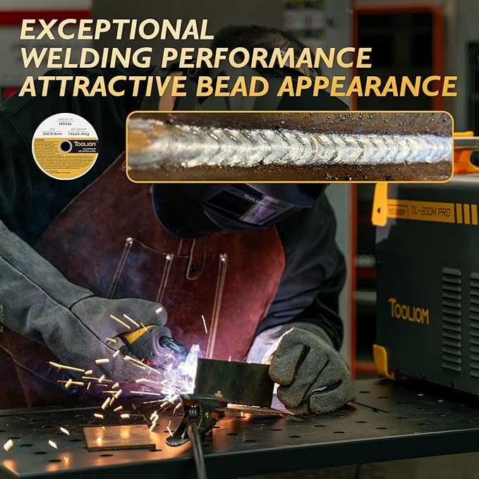 TOOLIOM ER5356 - .030" Welding Wire MIG Aluminum 0.8 mm Welding Wire - 1lb Spool