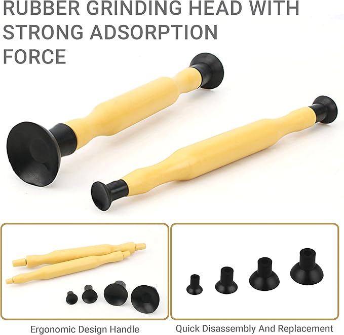 Valve Lapping Kit with 8 Suction Cups – Engine Valve Grinder Tool for Cars, Motorcycles, Small Engines, Lawn Mowers & More – Durable Handle for Easy DIY Engine Repair