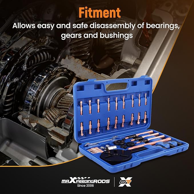 maXpeedingrods 36-in-1 Bearing Puller Set, Inner Bearing Puller Separator Kit, Blind Hole Bearing Removal Tool Bearing Disassembly Gear Puller