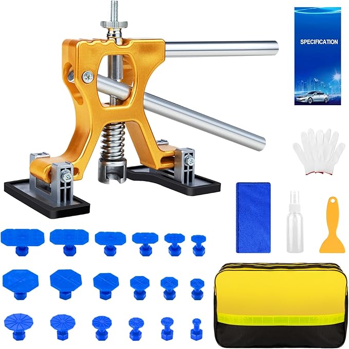Car Dent Puller Kits,Paintless Dent Removal Kit Adjustable Dent Lifter,Dent Remover Tool for Car Auto SUV Hail Damage DIY Repair