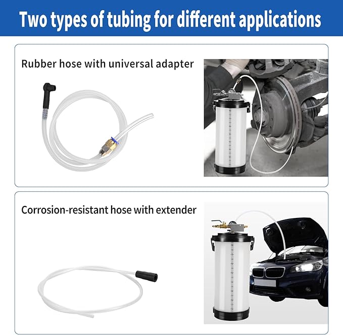 8L Aerodynamic Fluid Extractor，Oil Pump with Oil Change Hose, Oil Extractor Pump for Vacuum Suction of Oil, Stable and Not Deformed, Suitable for Cars, SUVs, Trucks, Yachts