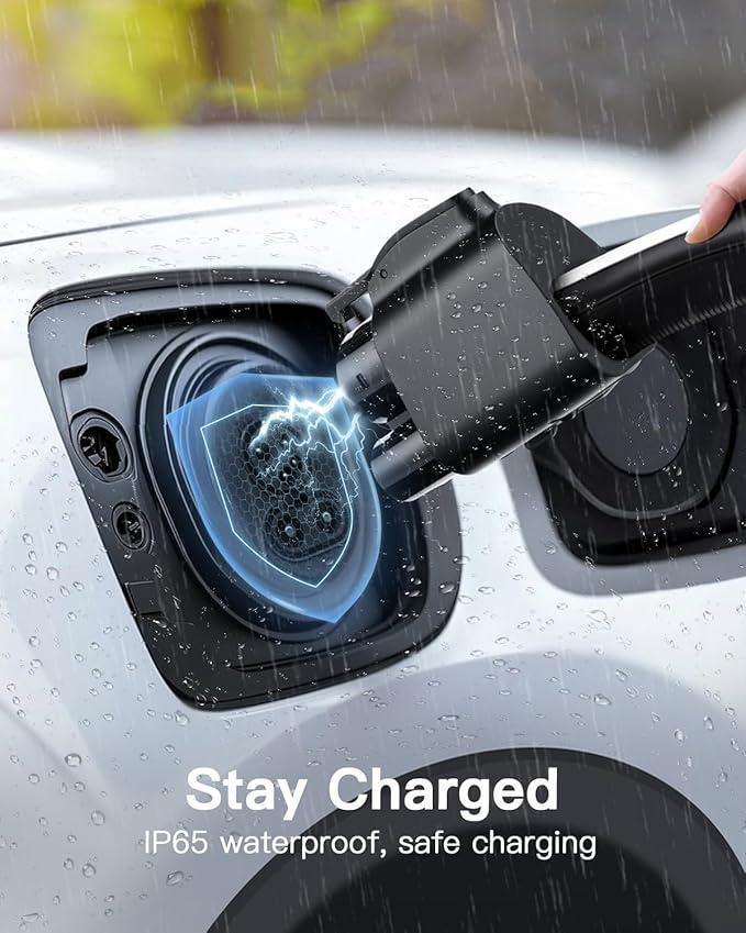 Tesla Supercharger to CCS1 Charger Adapter NACS to CCS1 Adapter, 500A/1000V fit for V3/V4 Tesla Supercharger, Nacs DC Adapter Compatible with Ford, Rivian, GM, Volvo, Polestar, Hyundai CCS1 EVs, Black