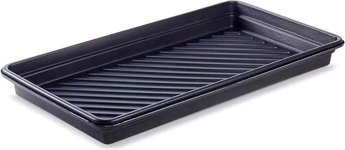 PIG Utility Containment Tray | 23.93 Gallon Sump Capacity | 28.25" W x 52.25" L x 5" H | Black | PAK919