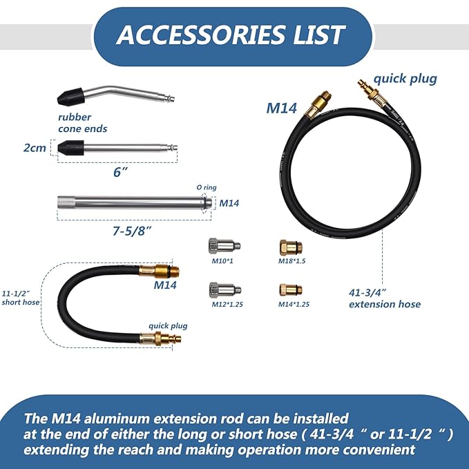 Dual Gauge Leakdown Detector Tool Set Cylinder Leak Down Tester Kit for Pressure Check & Leakage Rate Test Gasoline Engine Compression Leakdown Detector Leakage Test Set(Blue)