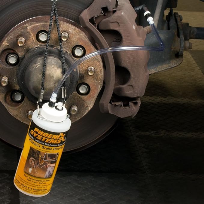 Phoenix Systems 2104-BOT V-5 Light Duty Reverse Brake Bleeder with Refill/Capture Bottle