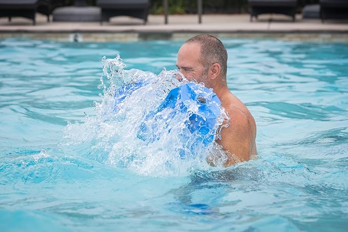 Hydro Tone - HYDRO-BELL Pool Weights for Water Exercise Pair | Water Weights | Functional Strength Training with Pool Weight | Aquatic Exercise Equipment | Quick Start Guide