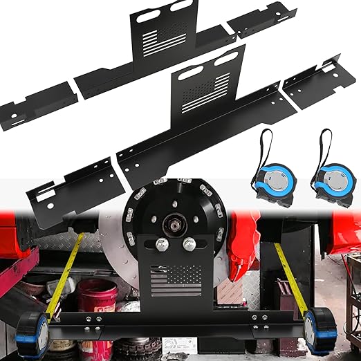 Wheel Alignment Tool, 2PCS Alignment Tools Automotive, at Home Wheel Alignment Kit, Car Alignment Tool Kit, No Caliper Removal Needed, Front End Alignment Tool for Most Cars, Trucks and SUV