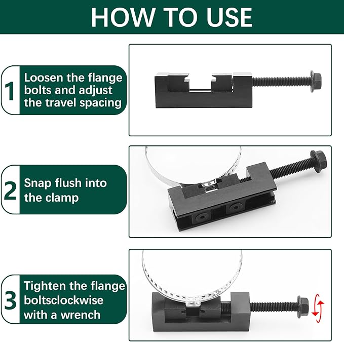 CV Boot Clamp Pliers, CV Axle Boot clamp Tool with 20 PCS 304 Stainless Steel Single Ear Hose Clamp, Drive Shaft Clamping Tool Compatible with Most Cars