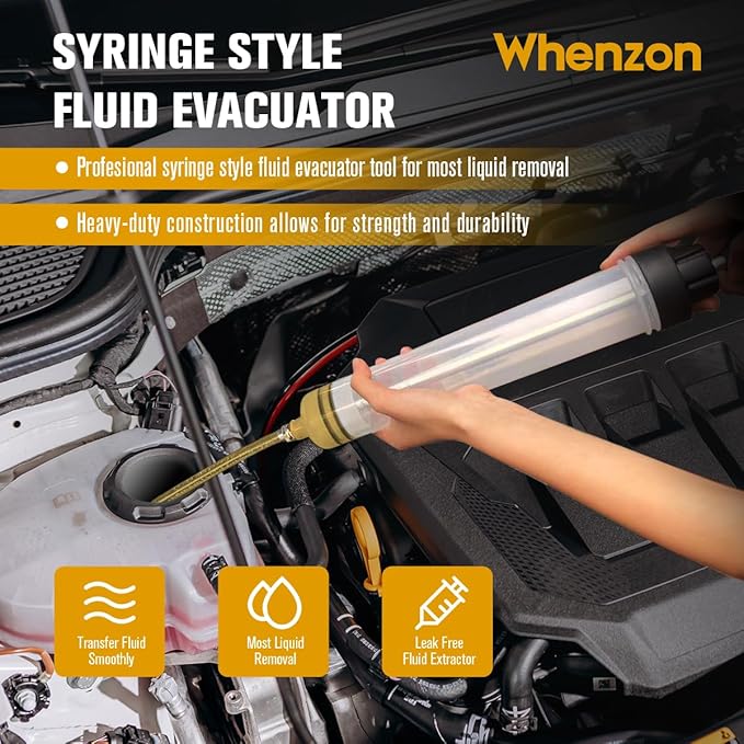 Fluid Extractor, Automotive Fluid Extractor Pump Manual Fuel Suction & Filler, Efficient Oil Extractor Pump for Fluid Extraction (500CC