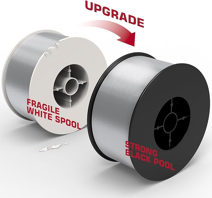 ARCCAPTAIN Magnesium Aluminum Welding Wire ER5356 .035" MIG Welding Wire, 1 Pound Spool