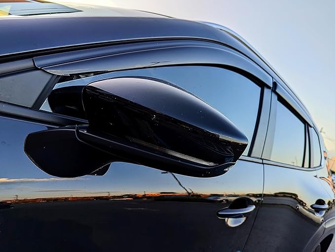 2023-2026 Tape-On Rain Guards for Mazda CX-50 Side Window Visor Deflectors 2.5 S Select Preferred Plus Premium Turbo Meridian CX50 Durable Vent Shades 2024 2025