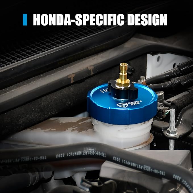 56mm Master Cylinder Bleeder Adapter Compatible with Honda Accord, Aluminum Alloy Brake Bleeder Adapter